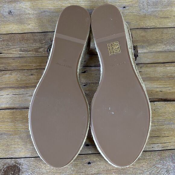 L’AGENCE New Elysee Suede Espadrille Wedge Sandals in Cheetah Size 9.5 (EU 40) - Picture 8 of 16